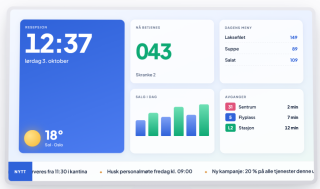 Info screen in minutes – no tech skills needed